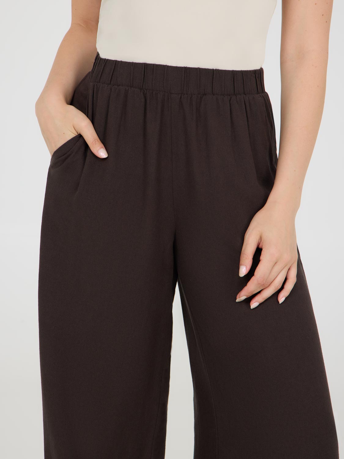 Linen Palazzo Pants