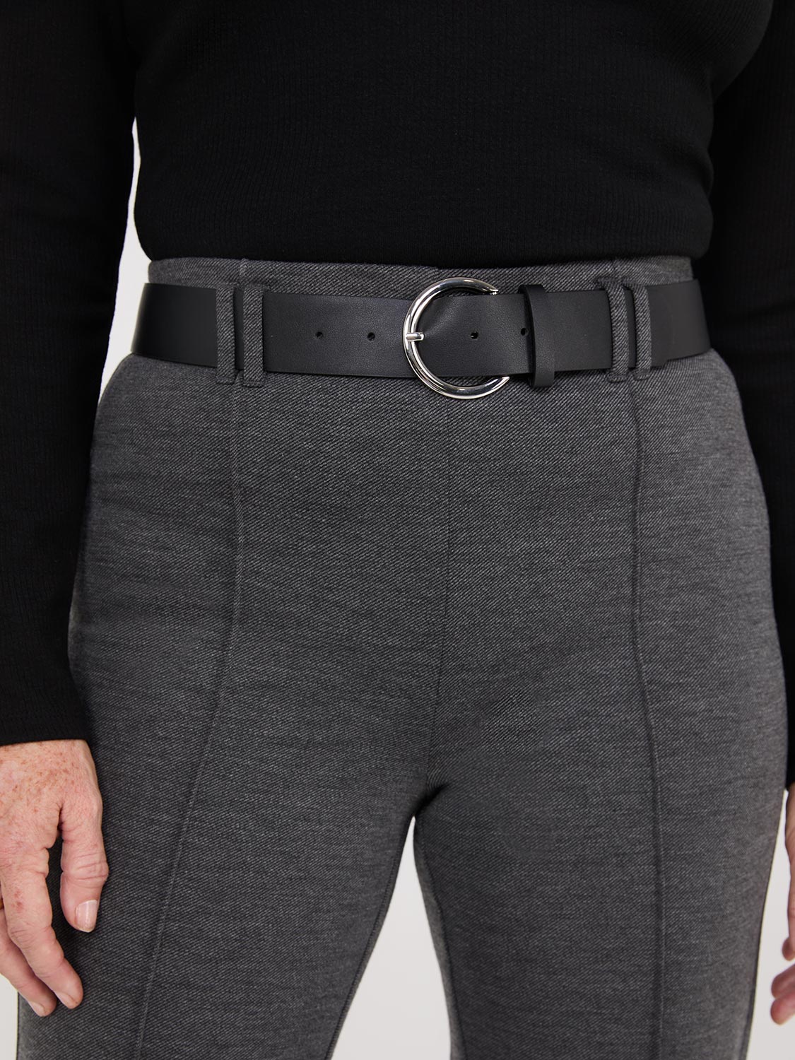 High Rise Straight Leg Pants