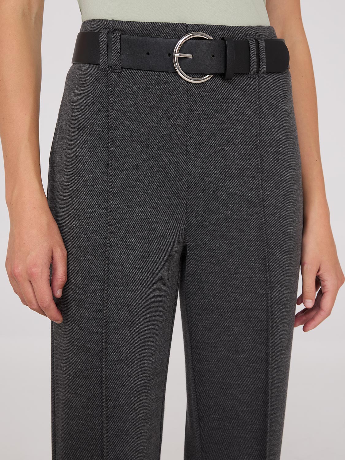 High Rise Straight Leg Pants