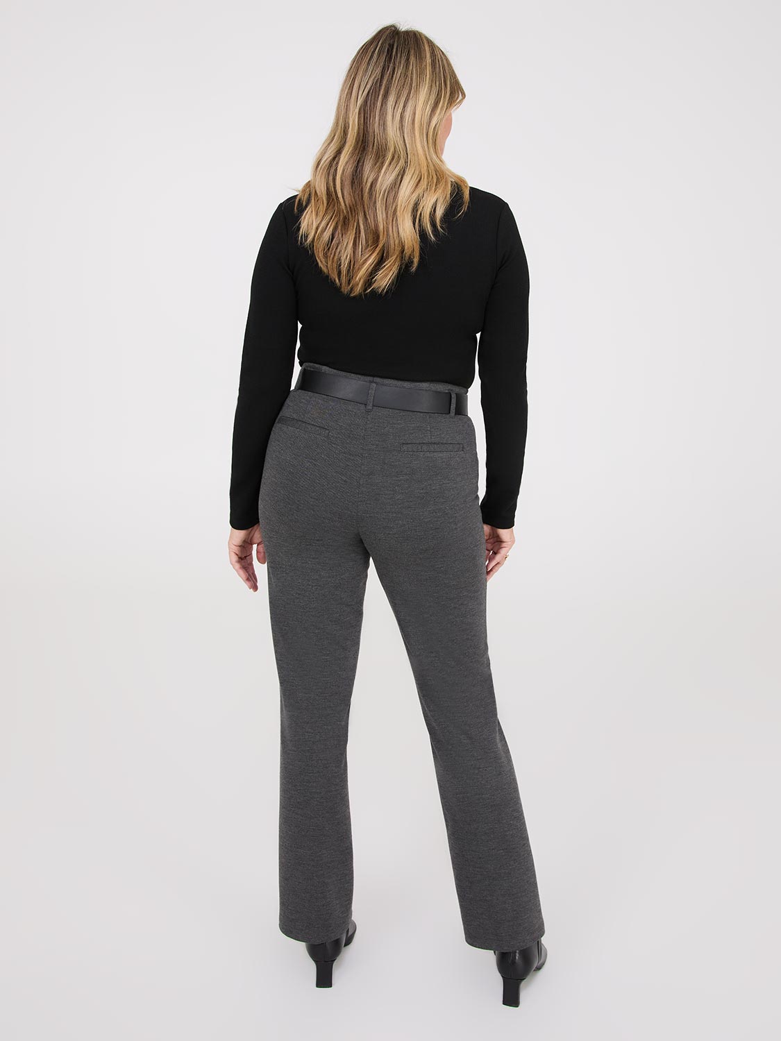 High Rise Straight Leg Pants